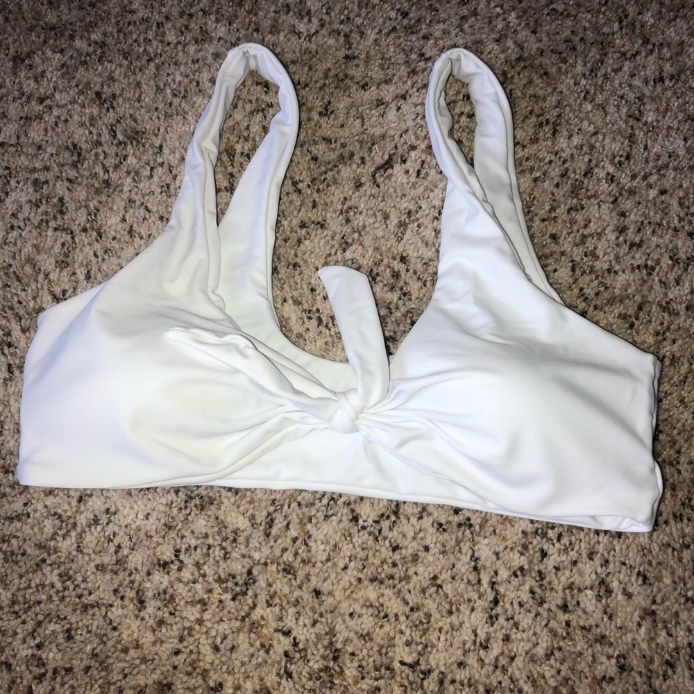 White Zaful Bikini Top